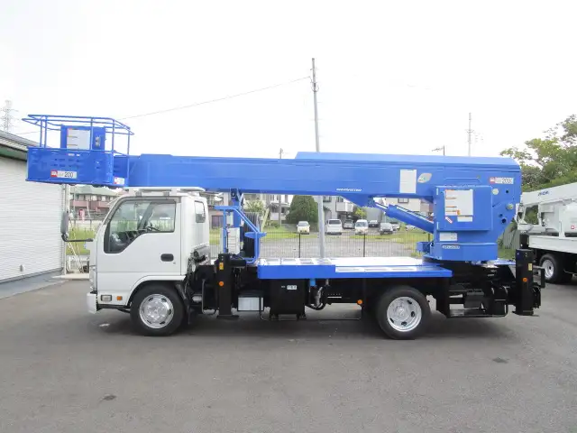 いすゞ エルフ 小型 高所・建柱車 高所作業車 SKG-NKR85YNの中古トラック画像5