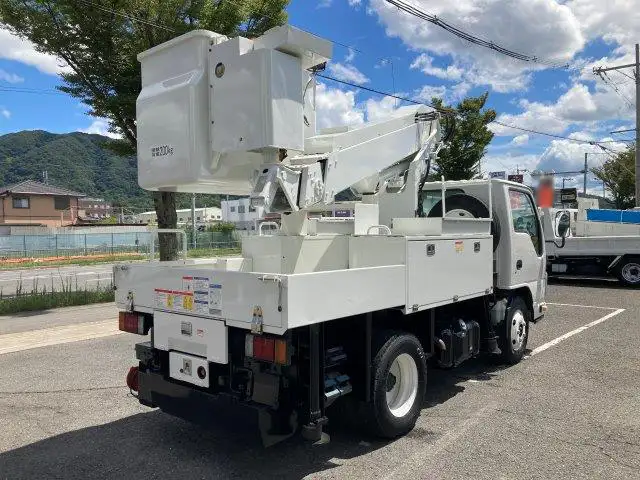 いすゞ エルフ 小型 高所・建柱車 高所作業車 BKG-NKR85ANの中古トラック画像2