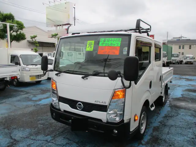 日産 アトラス 小型 平ボディ Wキャブ CBF-SQ2F24の中古トラック画像1
