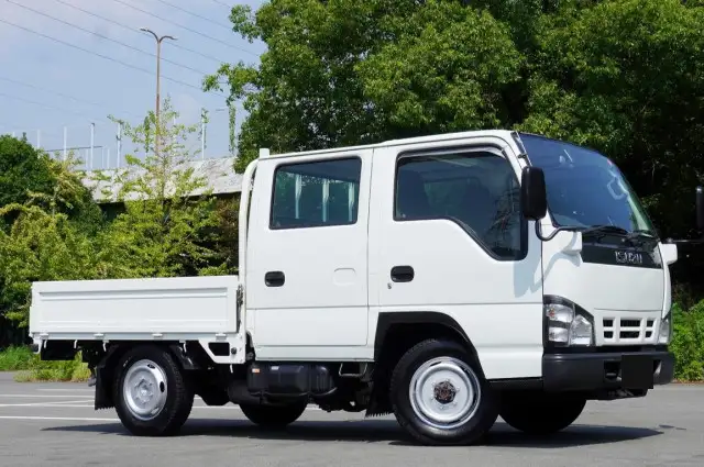 いすゞ エルフ 小型 平ボディ Wキャブ KR-NHS69Aの中古トラック画像2
