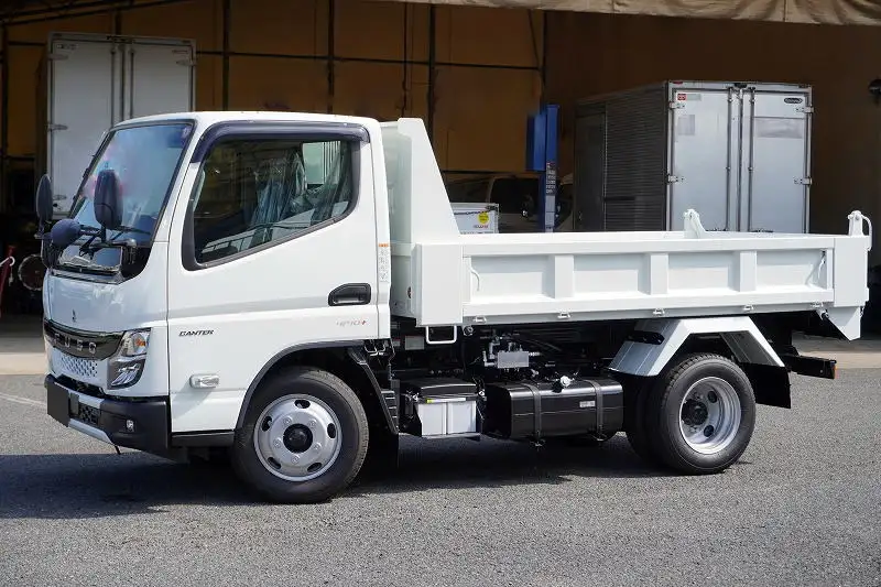 三菱 キャンター 小型 ダンプ ローダー 強化 の中古トラック【車両No.173087】