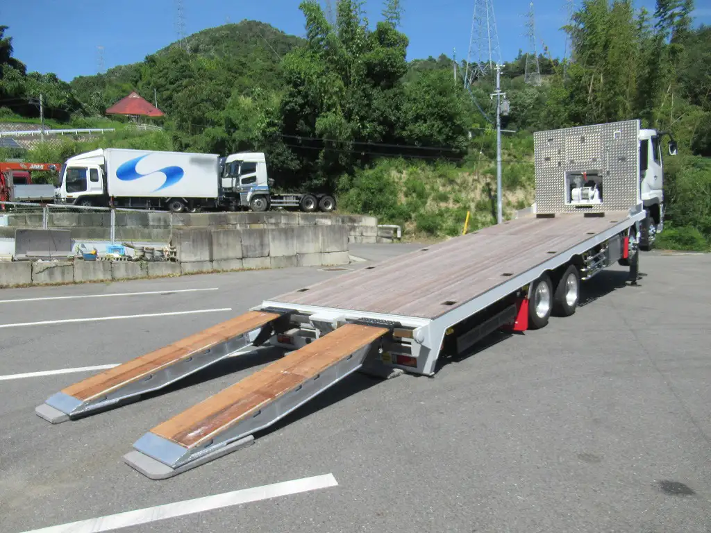 三菱 スーパーグレート 大型 車両重機運搬 ラジコン ウインチの中古トラック画像4