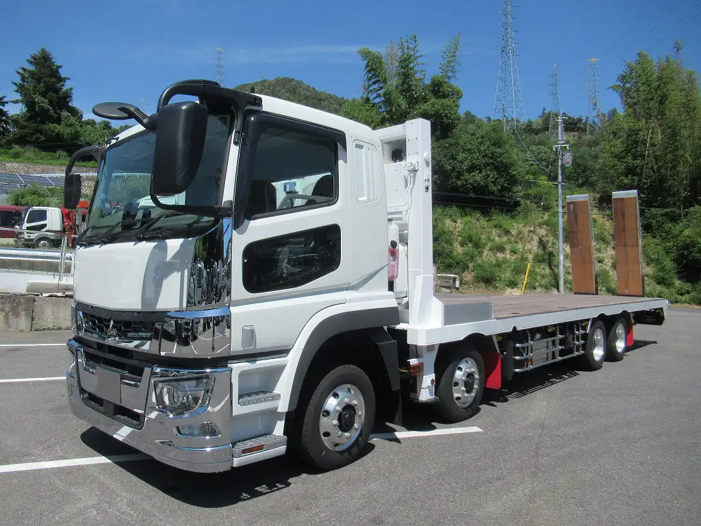 三菱 スーパーグレート 大型 車両重機運搬 ラジコン ウインチ の中古トラック【車両No.173123】