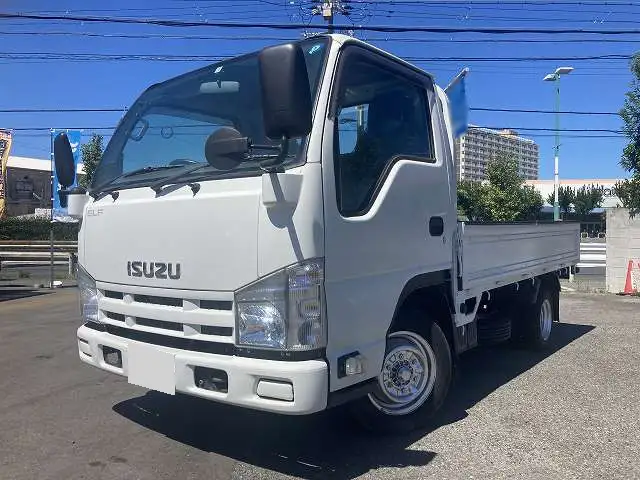 いすゞ エルフ 小型 平ボディ TKG-NHR85A H25｜画像1