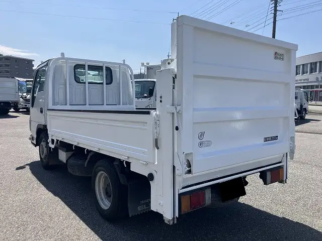 いすゞ エルフ 小型 平ボディ パワーゲート 床鉄板の中古トラック画像2