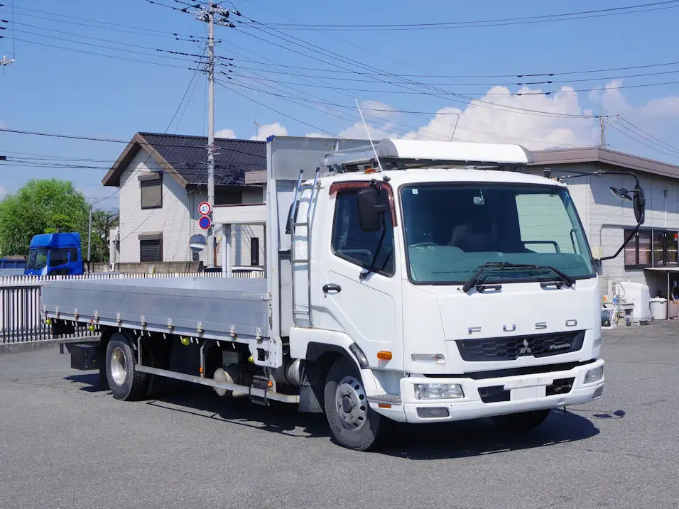 三菱 ファイター 中型/増トン 平ボディ アルミブロック ベッドの中古トラック画像2