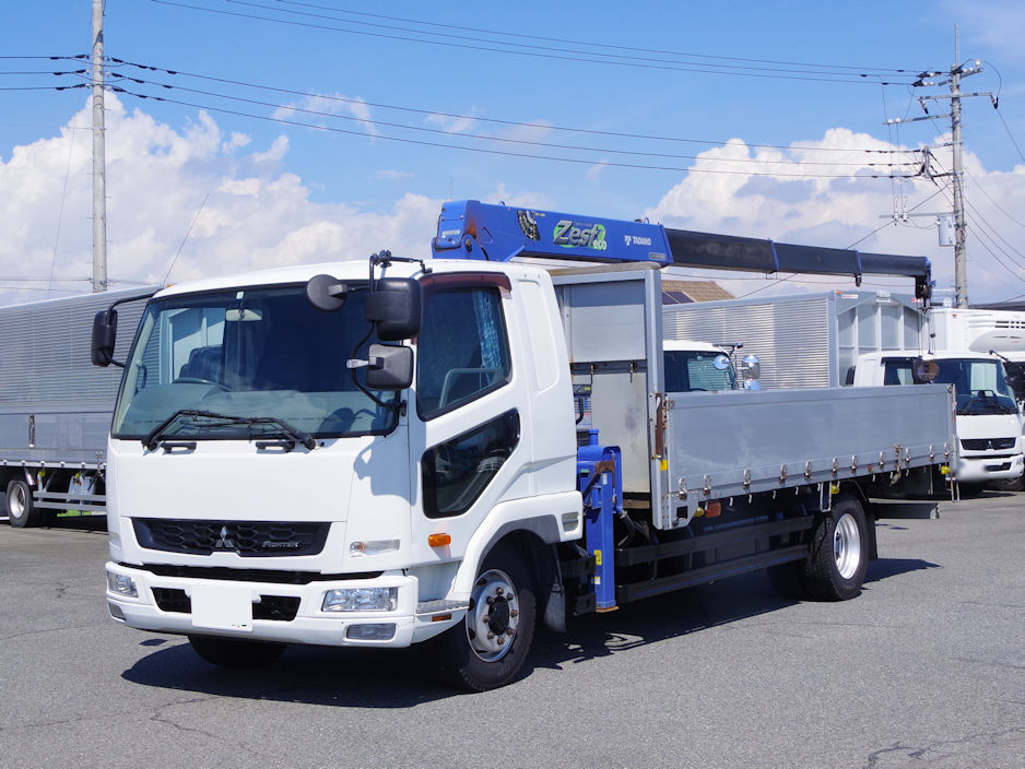 三菱 ファイター 中型/増トン クレーン付 ワイド QKG-FK62FZ