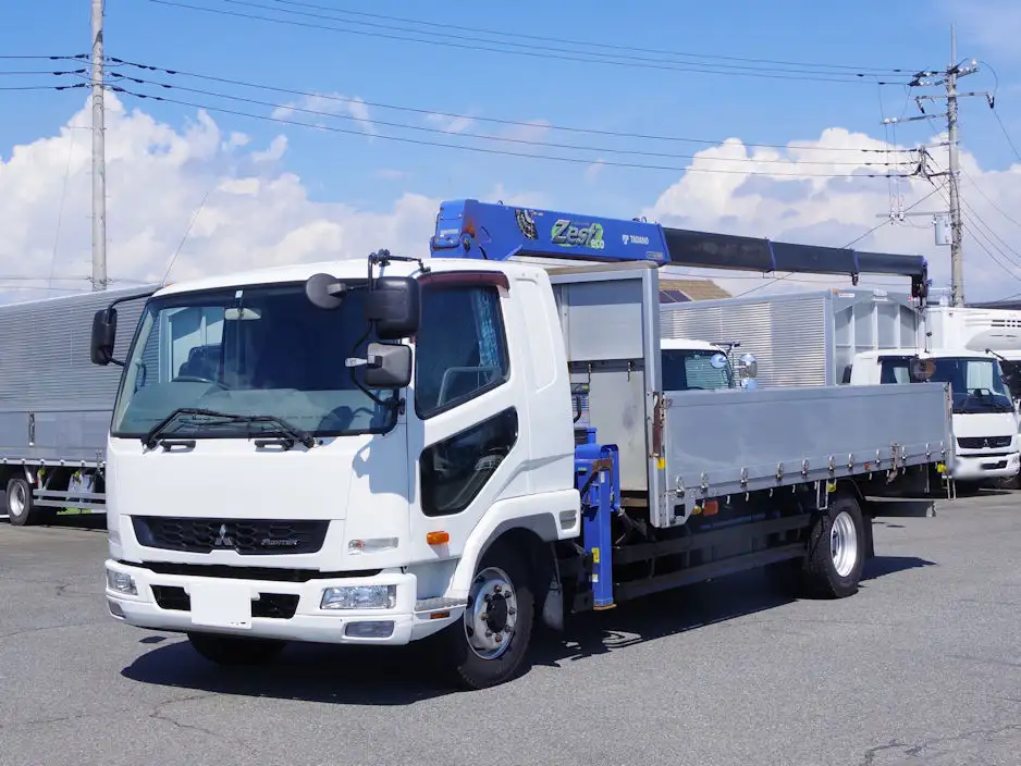 三菱 ファイター 中型/増トン クレーン付 アルミブロック 4段の中古トラック画像1