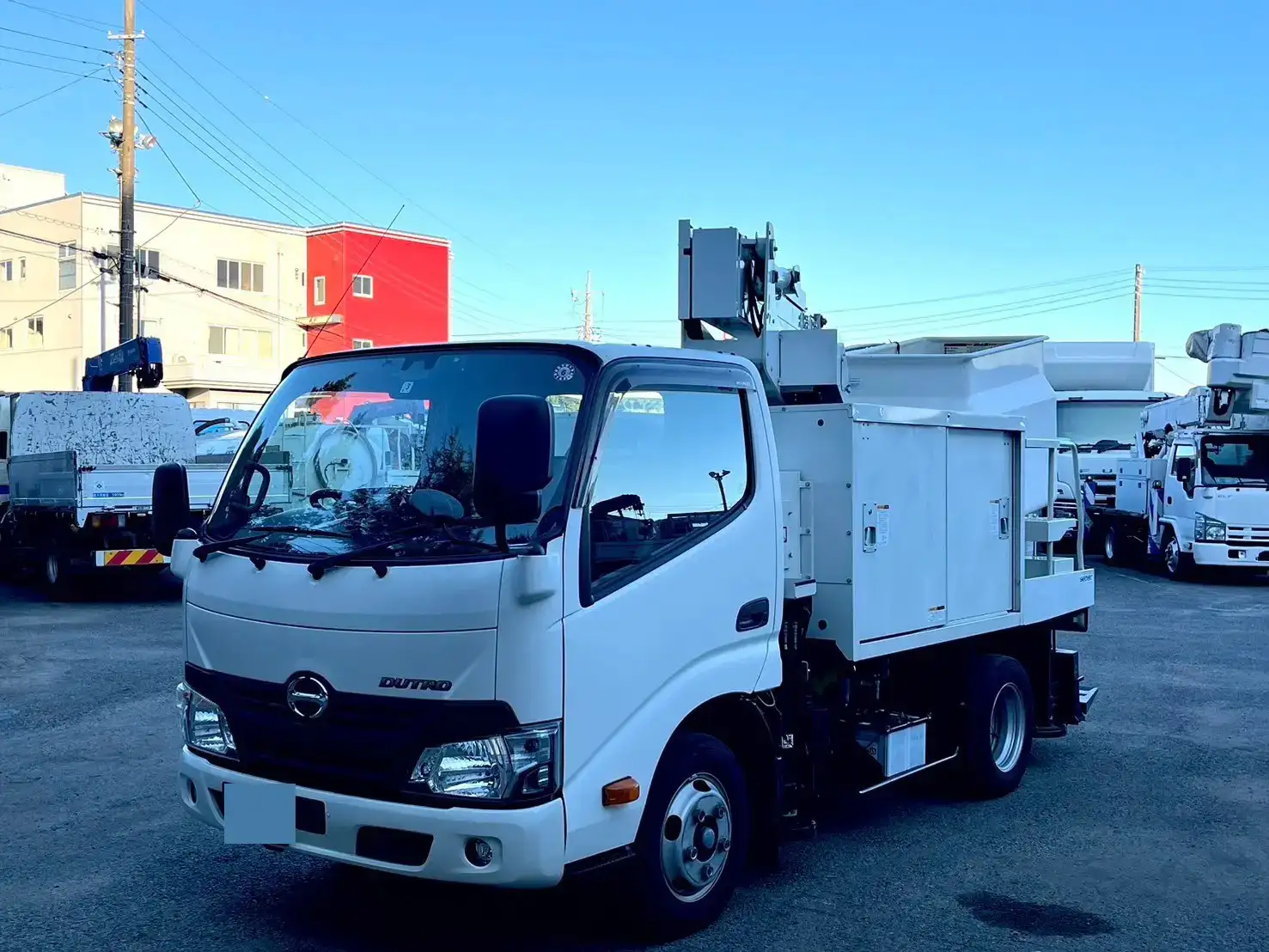日野 デュトロ 小型 高所・建柱車 高所作業車 電工仕様 の中古トラック【車両No.173235】