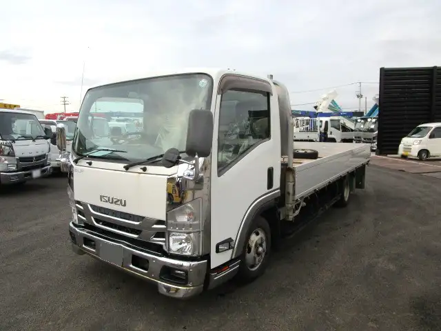 いすゞ エルフ 小型 平ボディ アルミブロック TRG-NNR85ARの中古トラック画像1