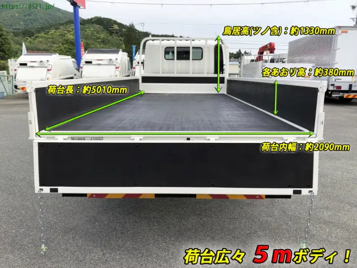 日野 デュトロ 小型 平ボディ 2KG-XZU720M R5の中古トラック画像10