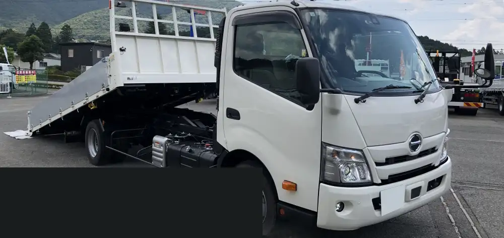 日野 デュトロ 小型 車両重機運搬 ラジコン ウインチの中古トラック画像1