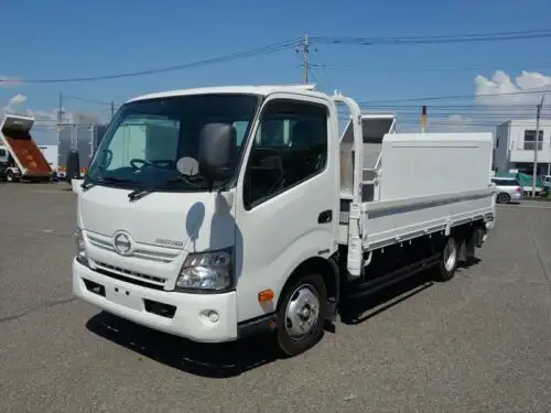 日野 デュトロ 小型 平ボディ パワーゲート TKG-XZU710M｜画像1