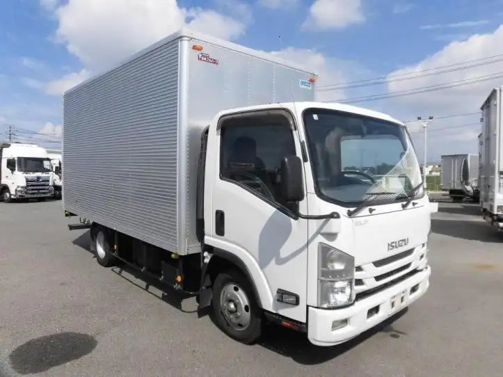 いすゞ エルフ 小型 アルミバン サイドドア TRG-NPR85ANの中古トラック画像2