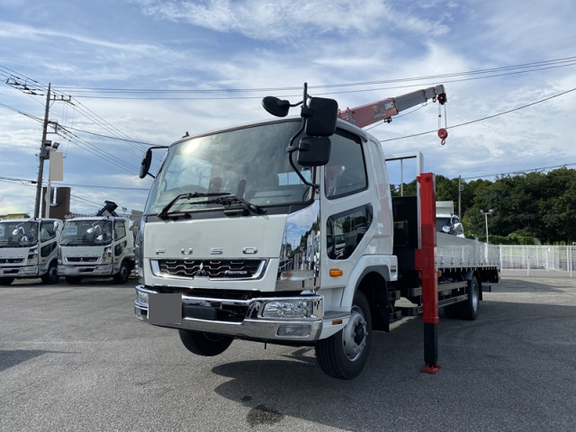 三菱 ファイター 中型/増トン 車両重機運搬 セルフローダー 2KG-FK62FZ