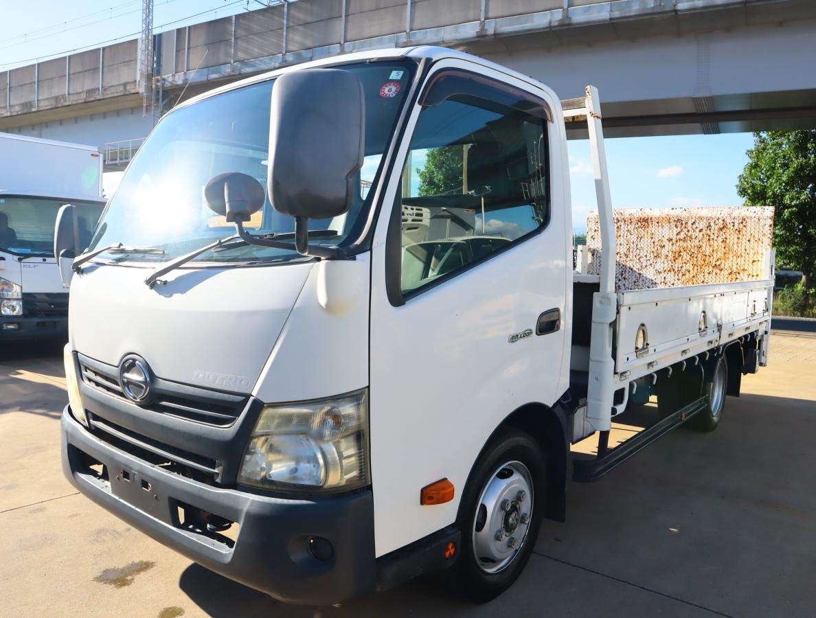 日野 デュトロ 小型 平ボディ ワイドロング TKG-XZU710M