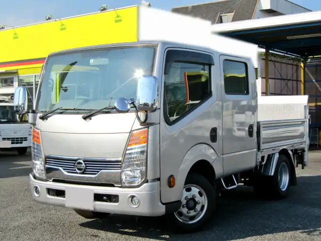 日産 アトラス 小型 平ボディ Wキャブ パワーゲートの中古トラック画像1