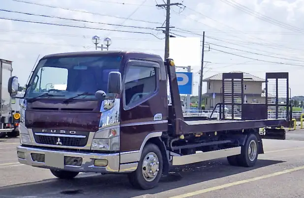 三菱 キャンター 小型 車両重機運搬 ラジコン ウインチの中古トラック画像1