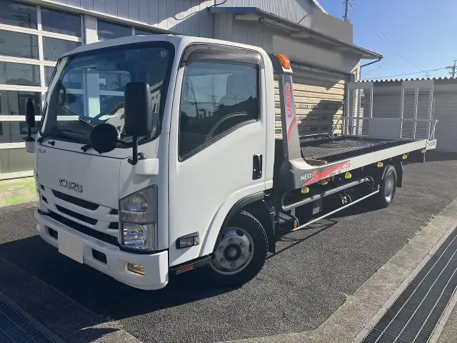 いすゞ エルフ 小型 車両重機運搬 ラジコン ウインチの中古トラック画像1