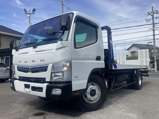 三菱 キャンター 小型 車両重機運搬 ラジコン ウインチの中古トラック画像1