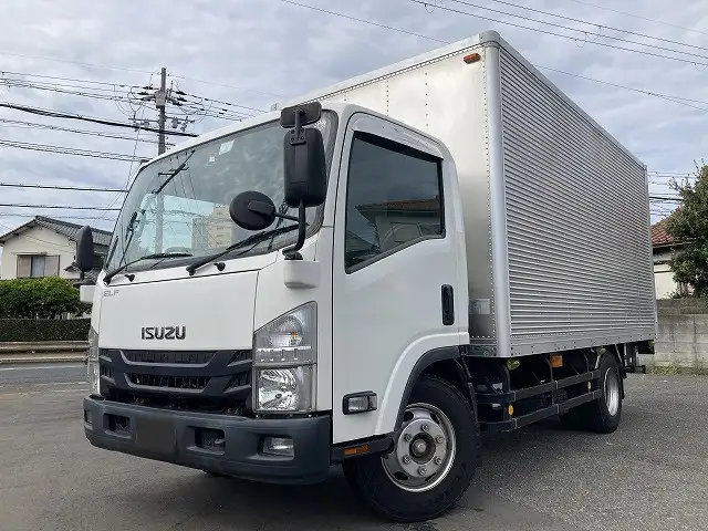 いすゞ エルフ 小型 アルミバン パワーゲート TPG-NPR85YNの中古トラック画像1