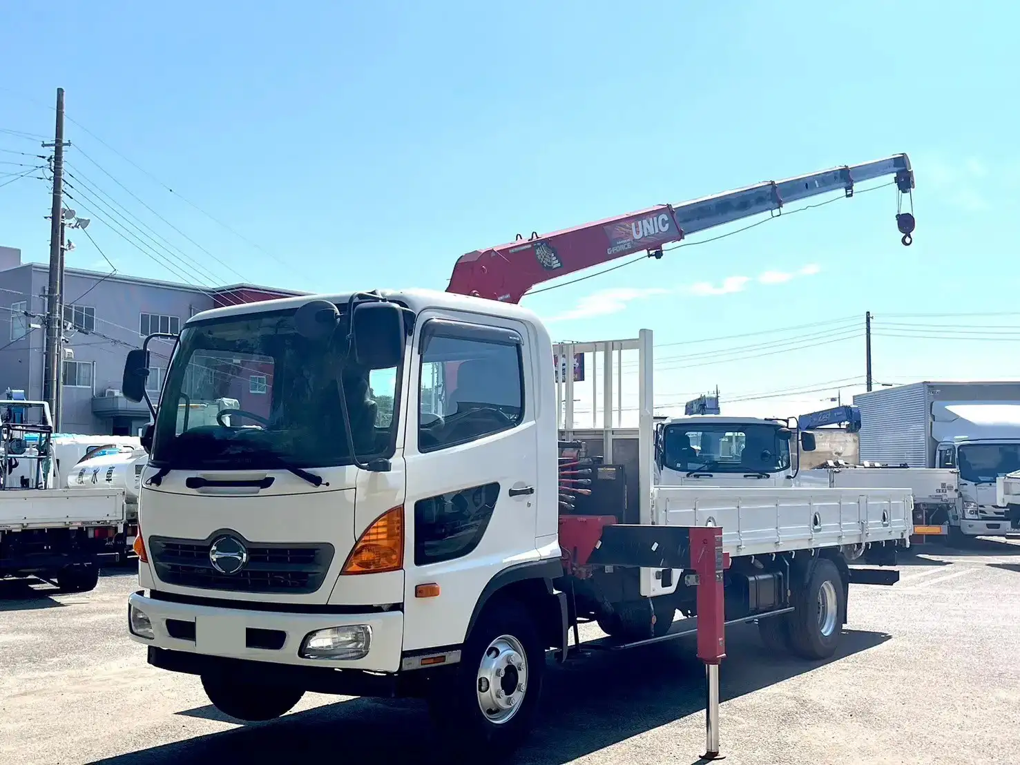 日野 レンジャー 中型/増トン クレーン付 4段 ラジコンの中古トラック画像1