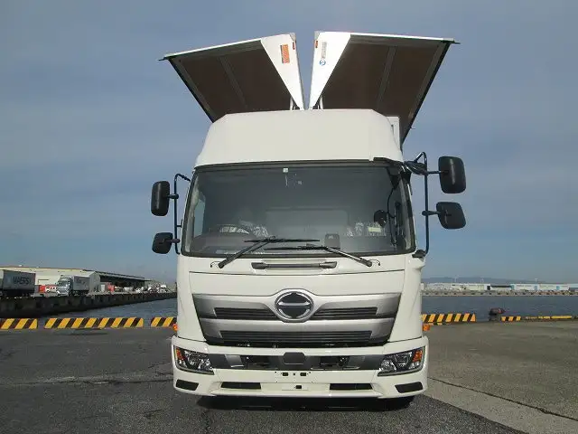日野 レンジャー 中型/増トン ウイング エアサス ベッドの中古トラック画像2