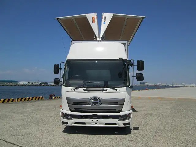 日野 レンジャー 中型/増トン ウイング エアサス ベッドの中古トラック画像6