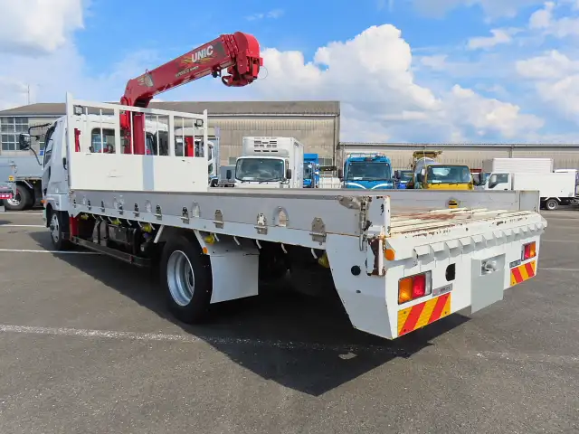 三菱 ファイター 中型/増トン 車両重機運搬 4段クレーン ラジコンの中古トラック画像7