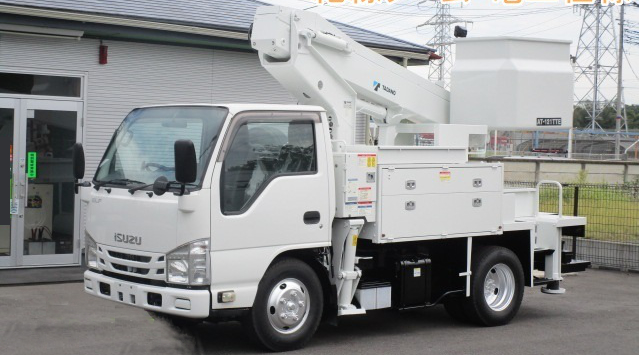 いすゞ エルフ 小型 高所・建柱車 高所作業車 TPG-NKR85AN