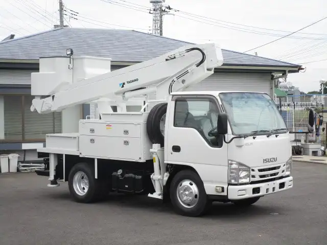 いすゞ エルフ 小型 高所・建柱車 高所作業車 電工仕様の中古トラック画像3