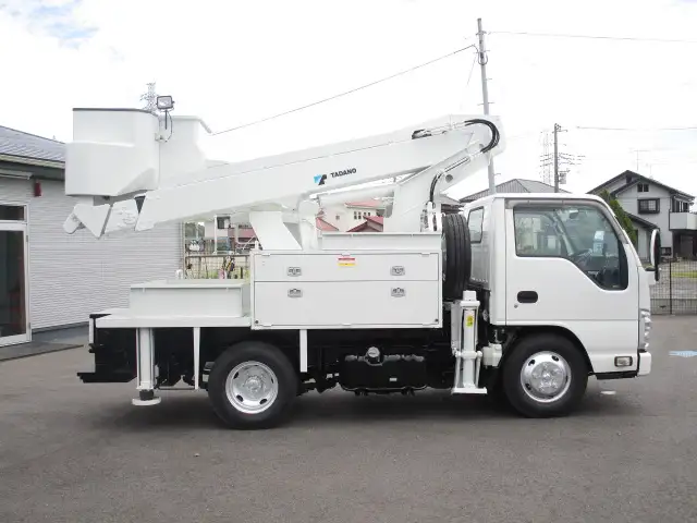 いすゞ エルフ 小型 高所・建柱車 高所作業車 電工仕様の中古トラック画像5