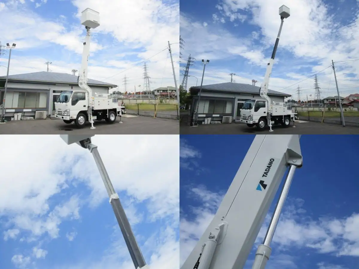 いすゞ エルフ 小型 高所・建柱車 高所作業車 電工仕様の中古トラック画像7
