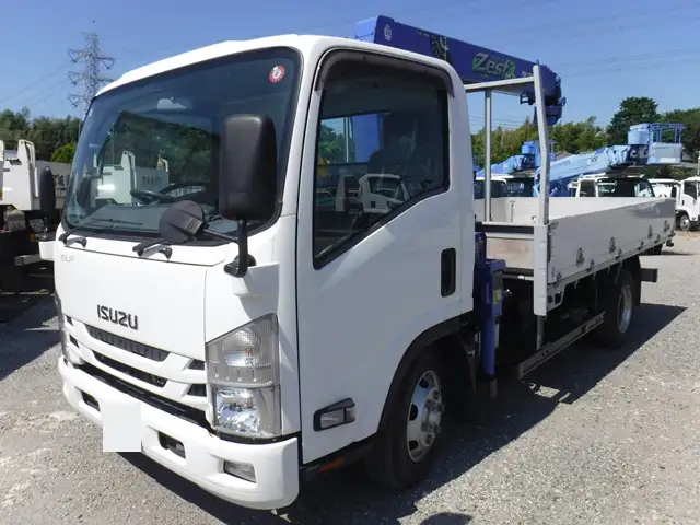 いすゞ エルフ 小型 クレーン付 アルミブロック 4段の中古トラック画像1