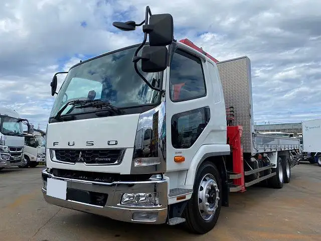 三菱 ファイター 中型/増トン クレーン付 アルミブロック 4段 の中古トラック【車両No.173590】