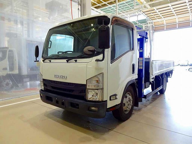 いすゞ エルフ 小型 車両重機運搬 セルフローダー TPG-NPR85YN