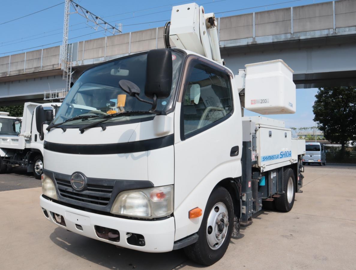 日野 デュトロ 小型 高所・建柱車 高所作業車 BKG-XZU304X