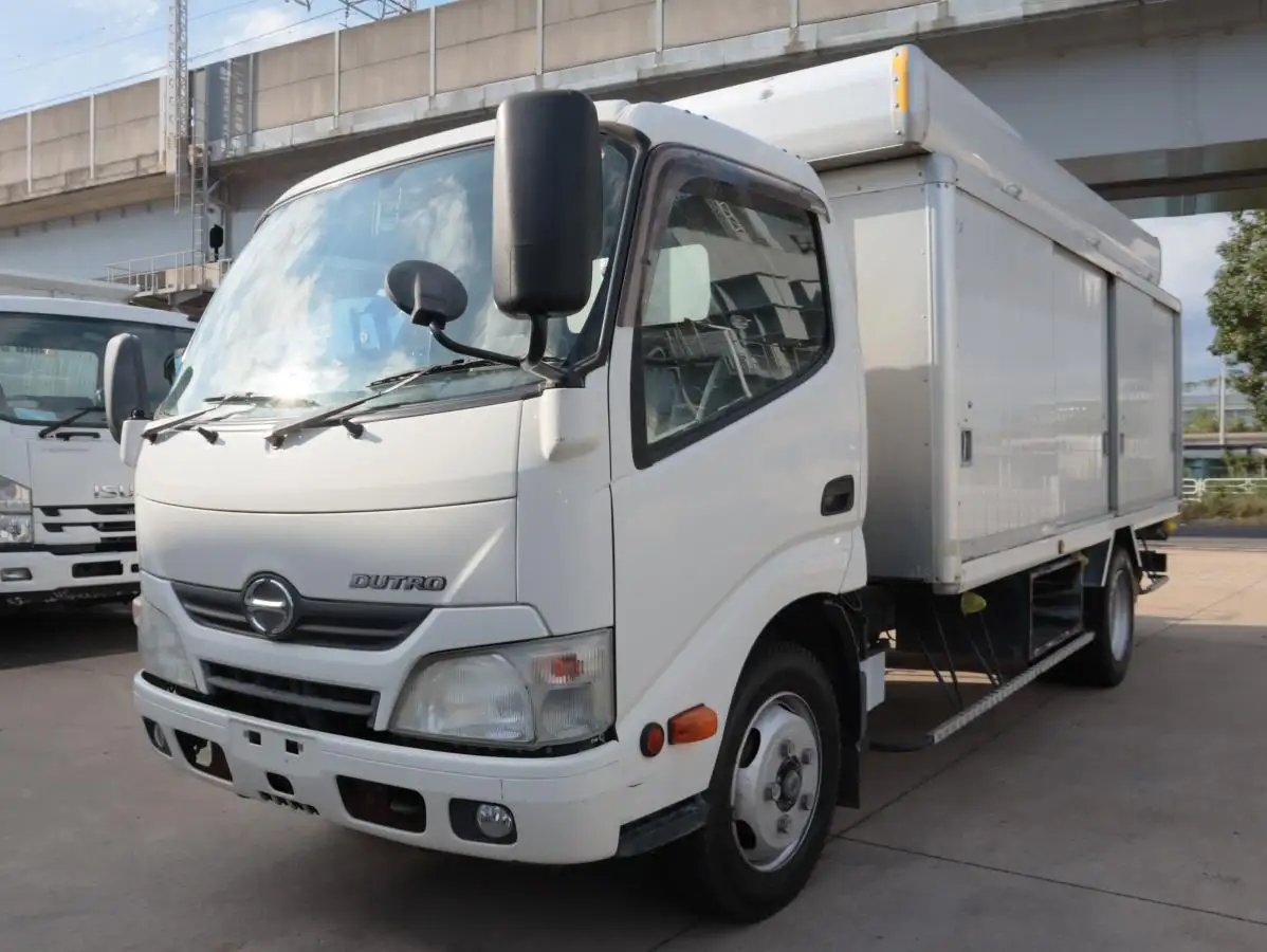 日野 デュトロ 小型 アルミバン ボトルカー サイドドア｜画像1