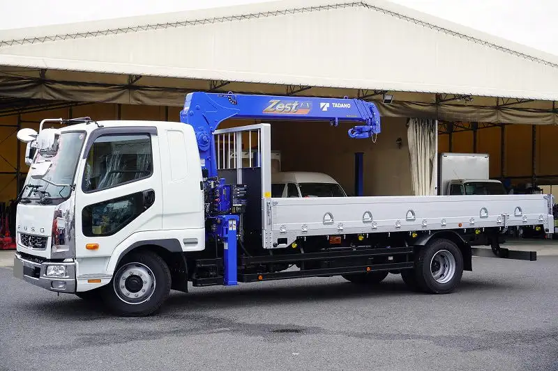 三菱 ファイター 中型/増トン クレーン付 アルミブロック 4段 の中古トラック【車両No.173930】