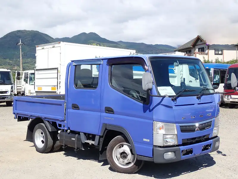 三菱 キャンター 小型 平ボディ Wキャブ TPG-FBA00の中古トラック画像2