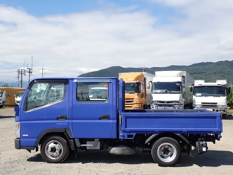 三菱 キャンター 小型 平ボディ Wキャブ TPG-FBA00の中古トラック画像7