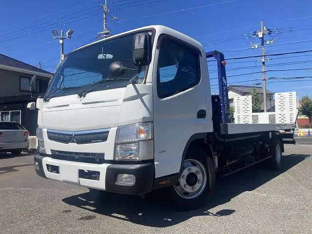 三菱 キャンター 小型 車両重機運搬 ラジコン ウインチの中古トラック画像1