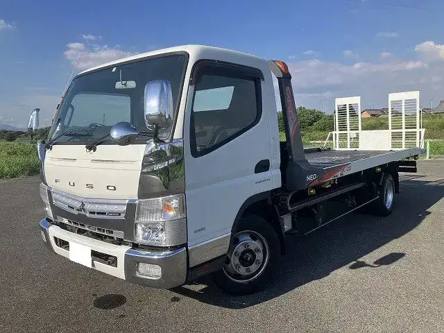 三菱 キャンター 小型 車両重機運搬 ラジコン ウインチの中古トラック画像1