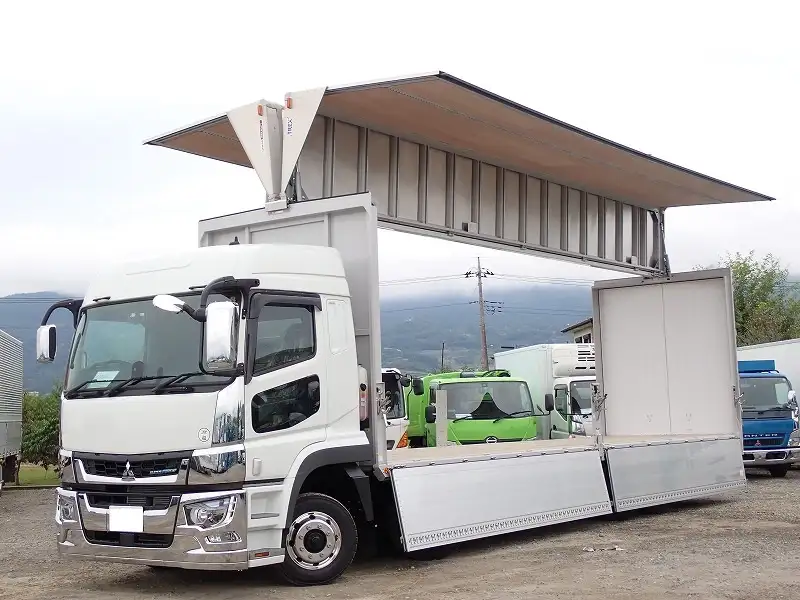 三菱 スーパーグレート 大型 ウイング ハイルーフ エアサス の中古トラック【車両No.173982】