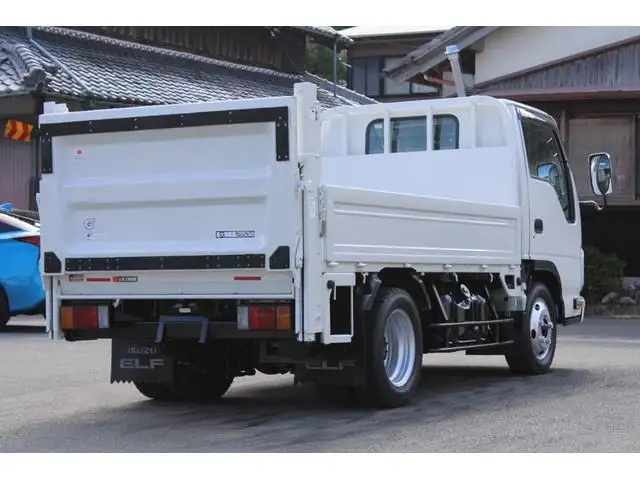 いすゞ エルフ 小型 平ボディ パワーゲート 床鉄板の中古トラック画像2