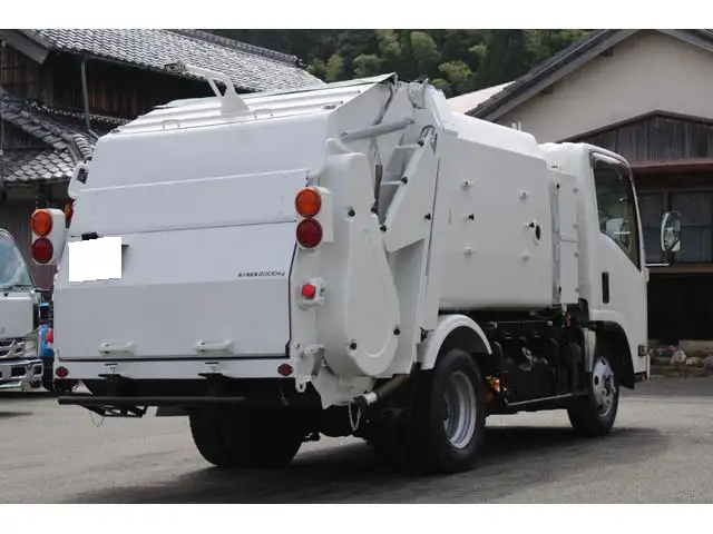 いすゞ エルフ 小型 パッカー車 巻き込み式 回転ダンプ式の中古トラック画像2