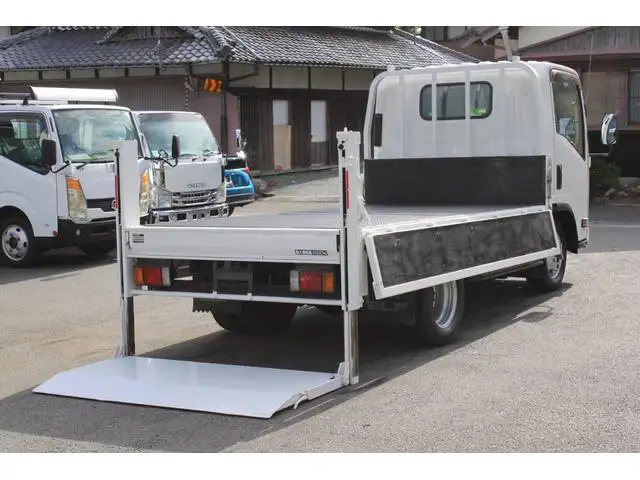 いすゞ エルフ 小型 平ボディ パワーゲート 床鉄板の中古トラック画像4