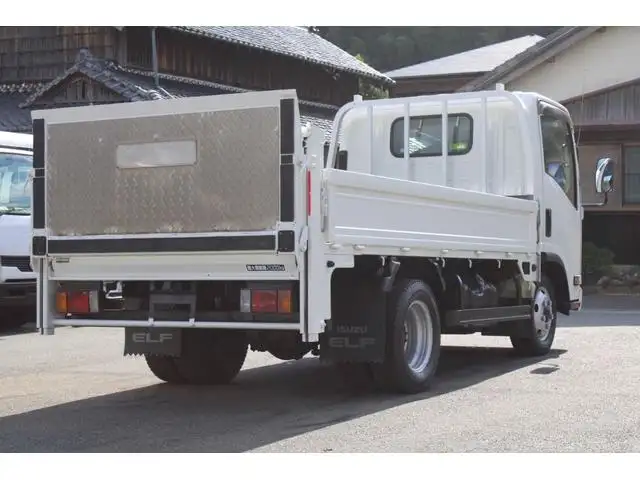 いすゞ エルフ 小型 平ボディ パワーゲート 床鉄板の中古トラック画像2