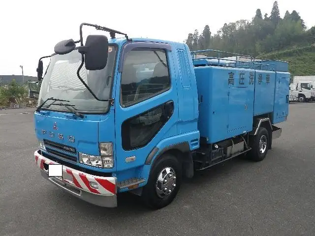 三菱 ファイター 中型/増トン タンク車 高圧洗浄車 PA-FK61FEの中古トラック画像1
