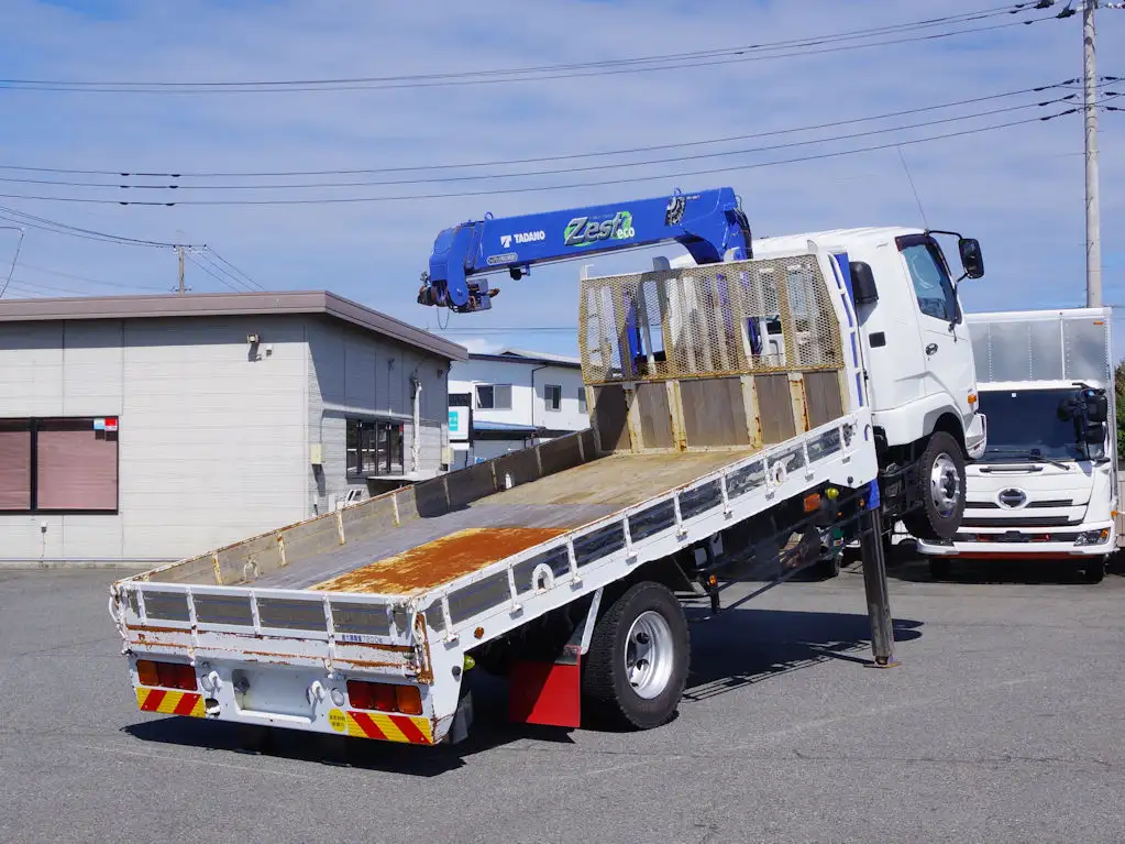 三菱 ファイター 中型/増トン 車両重機運搬 3段クレーン ラジコンの中古トラック画像5